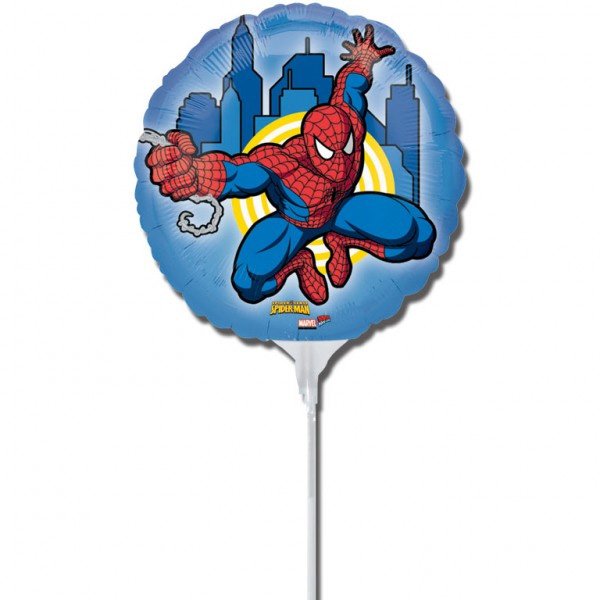 3 Ballons sur Tige Spiderman 