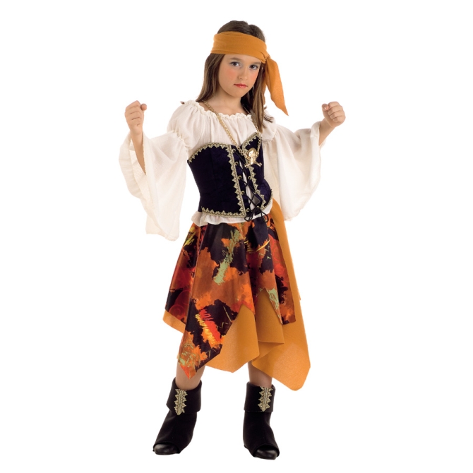 Costume Pirate fille 7-9 ans 