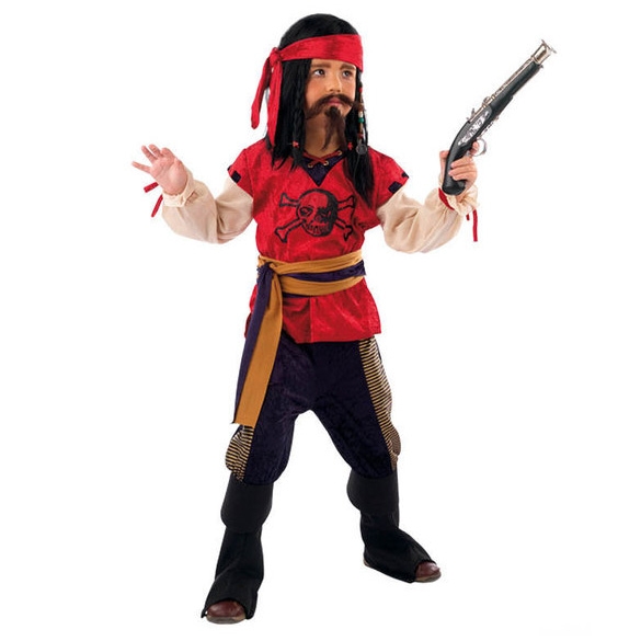 Dguisement de Pirate Rouge 11-13 ans 