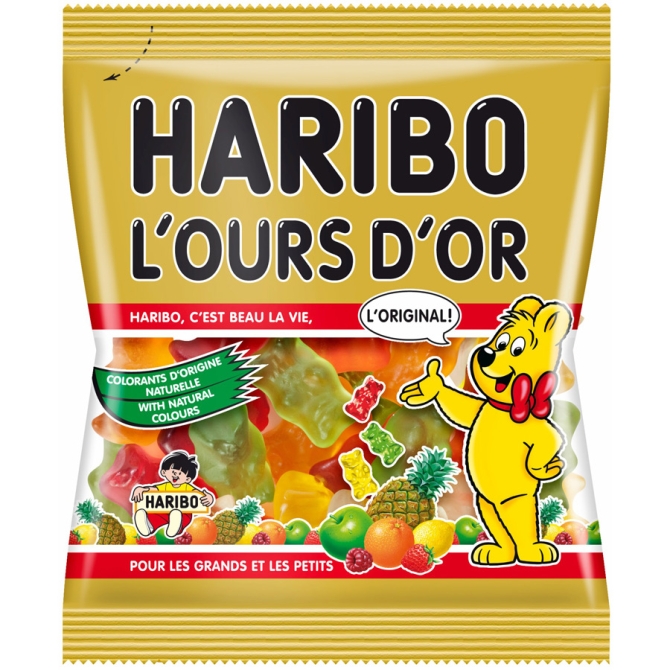 Ours d Or Haribo - Mini sachet 40g 