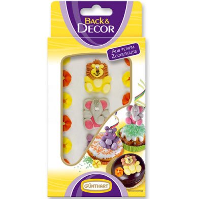 Animaux sauvages sucre � plat 
