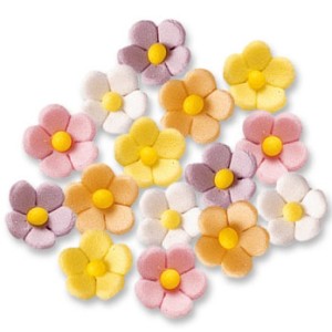 15 Petites fleurs couleurs pastels