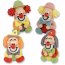 Contient : 1 x 4 Clowns assis 3D en sucre