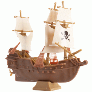 Bateau pirate pour gteau