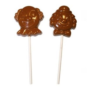 Moule Chocolat Sucettes Clowns