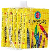 6 boites de 8 crayons gras