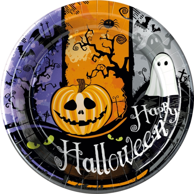 10 Assiettes Halloween Party 