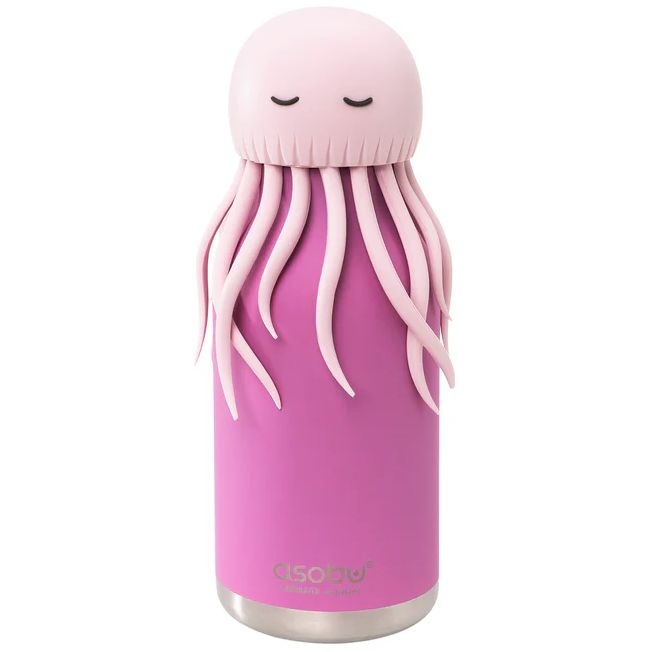 Gourde Bestie Méduse Rose - 460 ml