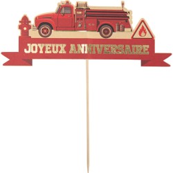 Maxi Boîte à Fête Pompier Kraft. n°6