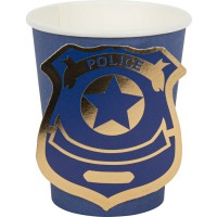 Contient : 1 x 8 Gobelets Police
