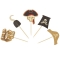 10 Cake Toppers Pirate Noir/Or images:#0