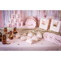 8 Assiettes Princesse Rose. n4