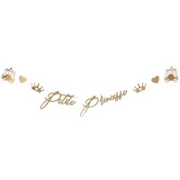 Contient : 1 x Guirlande Lettres Princesse Rose - Petite Princesse