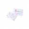 Carte + Enveloppe Merci Maîtresse Cœurs Multicolores - 16.3 cm images:#0