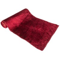 Chemin de Table Velours Ctel Marsala Scintillant