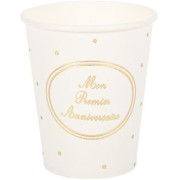 8 Gobelets Mon Premier Anniversaire
