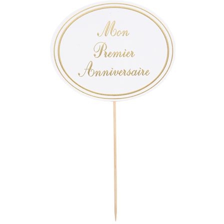 Cake Topper Mon Premier Anniversaire 