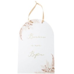 Maxi Bote  Fte Baptme Pampas Fleurs de Coton. n6