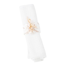 Maxi Bote  Fte Baptme Pampas Fleurs de Coton. n8