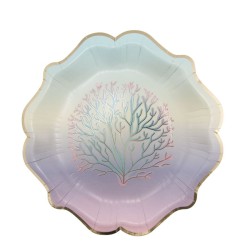 Bo�te � F�te Sir�ne Pastel et Or. n�1