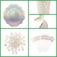 Grande Bo�te � F�te Sir�ne Pastel et Or