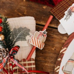 12 Pailles Noël Gourmand. n°7