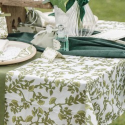 Nappe en Tissu Botanica Verde. n�2