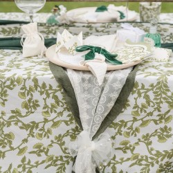 Nappe en Tissu Botanica Verde. n�4