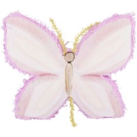 Pinata Papillon Lilas et Crème - 45 cm