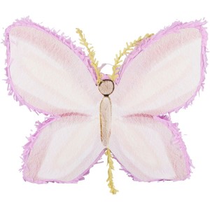 Pinata Papillon Lilas et Crème - 45 cm