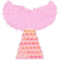 Pinata Queue de Sirne Rose et Iridescente - 40 cm