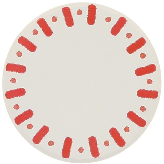 6 Petites Assiettes Mix&Match  Rouge et Blanc 