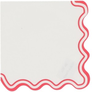 10 Serviettes Mix&Match  Rouge et Blanc