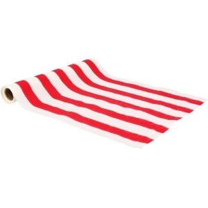Chemin de Table en Tissu Mix&Match  Rouge et Blanc