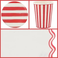 Bo�te � F�te Mix&Match Rouge et Blanc