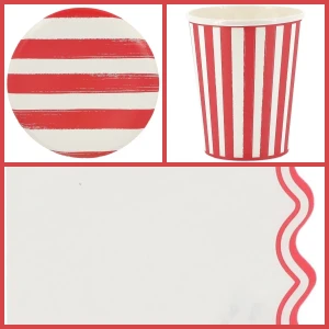Bo�te � F�te Mix&Match Rouge et Blanc