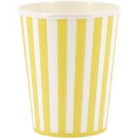 6 Gobelets Mix&Match  Jaune et Blanc