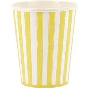 6 Gobelets Mix&Match  Jaune et Blanc