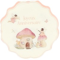 10 Serviettes Fairy World  Joyeux Anniversaire