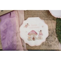 10 Serviettes Fairy World  Joyeux Anniversaire. n1