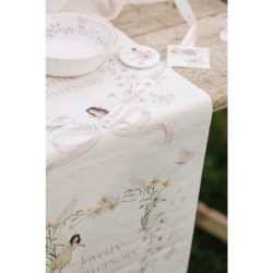 Chemin de Table Fairy World  Joyeux Anniversaire. n1