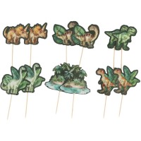 12 Pics Dinosaures Vert
