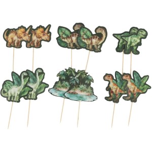 12 Pics Dinosaures Vert