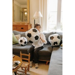 Ballon Aluminium Hlium Ballon de Foot Blanc et Noir -  55 cm. n2