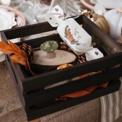 Assortiment de Feuilles d Érable, Brindilles et Champignons en Résine. n°2