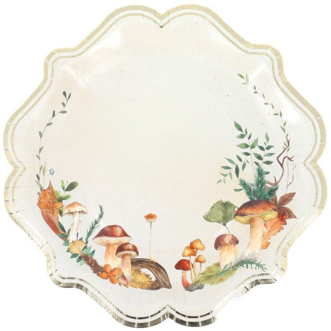 8 Assiettes Promenade d Automne 