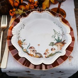 8 Assiettes Promenade d Automne. n1