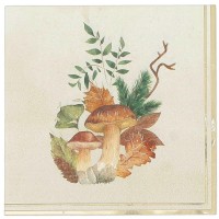 Contient : 1 x 16 Serviettes Promenade d'Automne