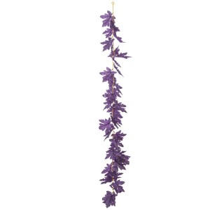 Guirlande de Feuilles d'rable Violet - 1,70 m