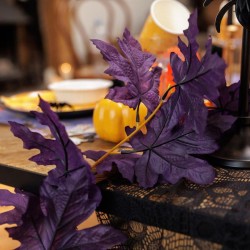 Guirlande de Feuilles d rable Violet - 1, 70 m. n3